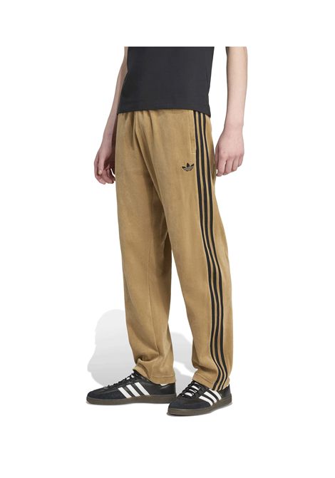 Adidas Originals Adicolor SST Velour Track Pants Beige Men